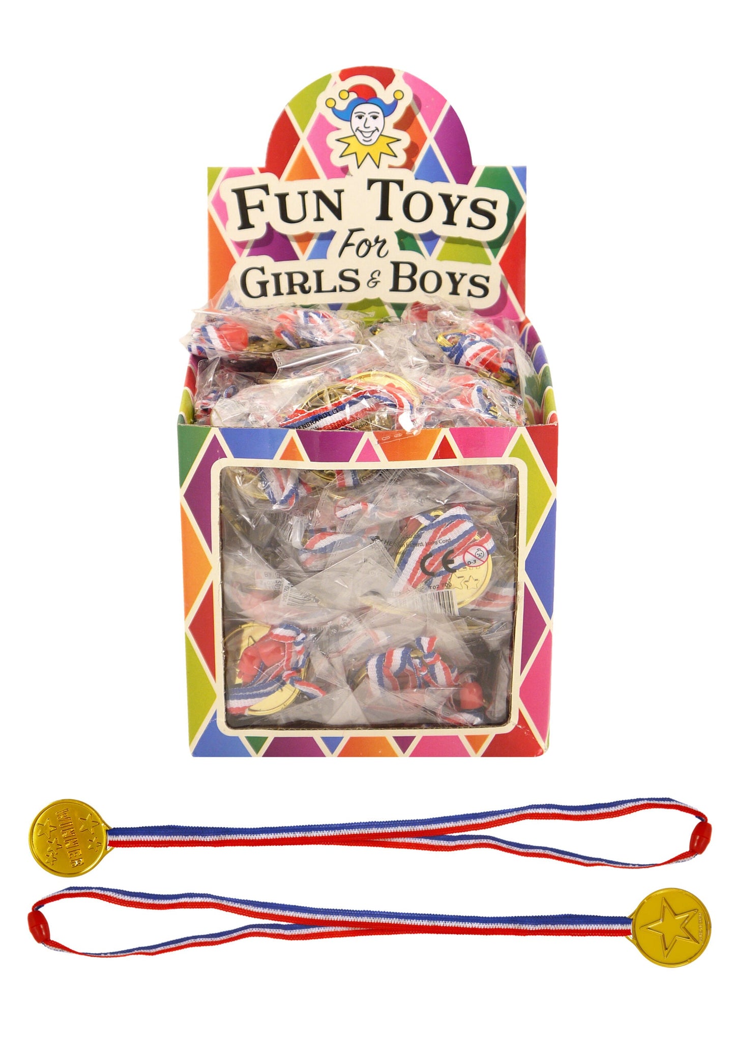 Child's Plastic Gold Winner Medal - Anilas UK