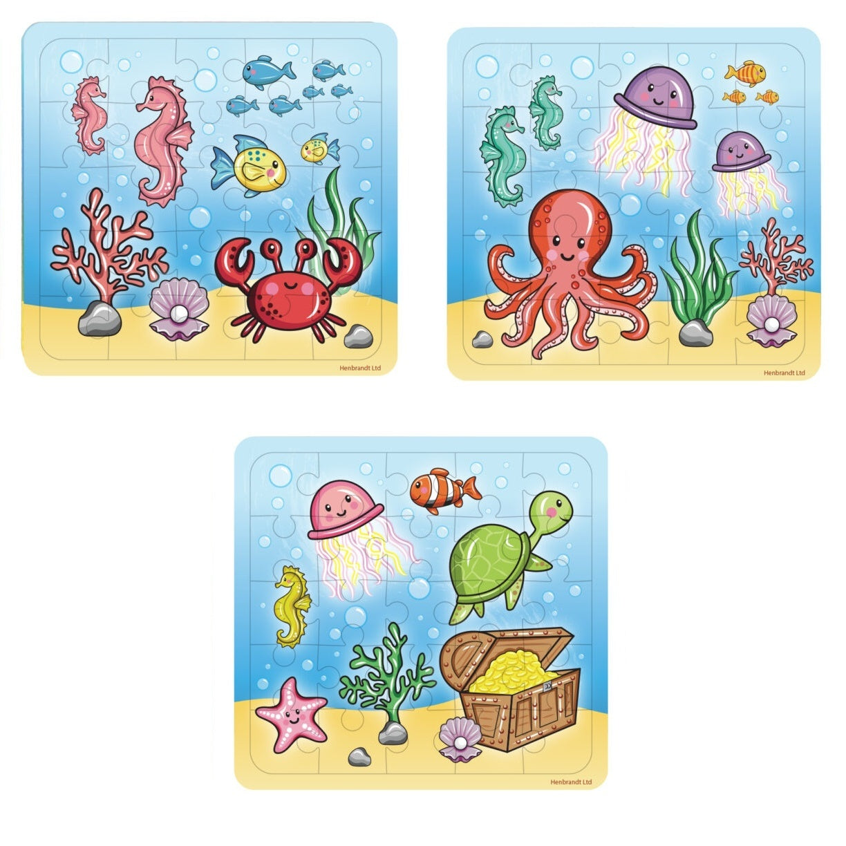 Mini Sea life Themed Jigsaw Puzzles - Anilas UK