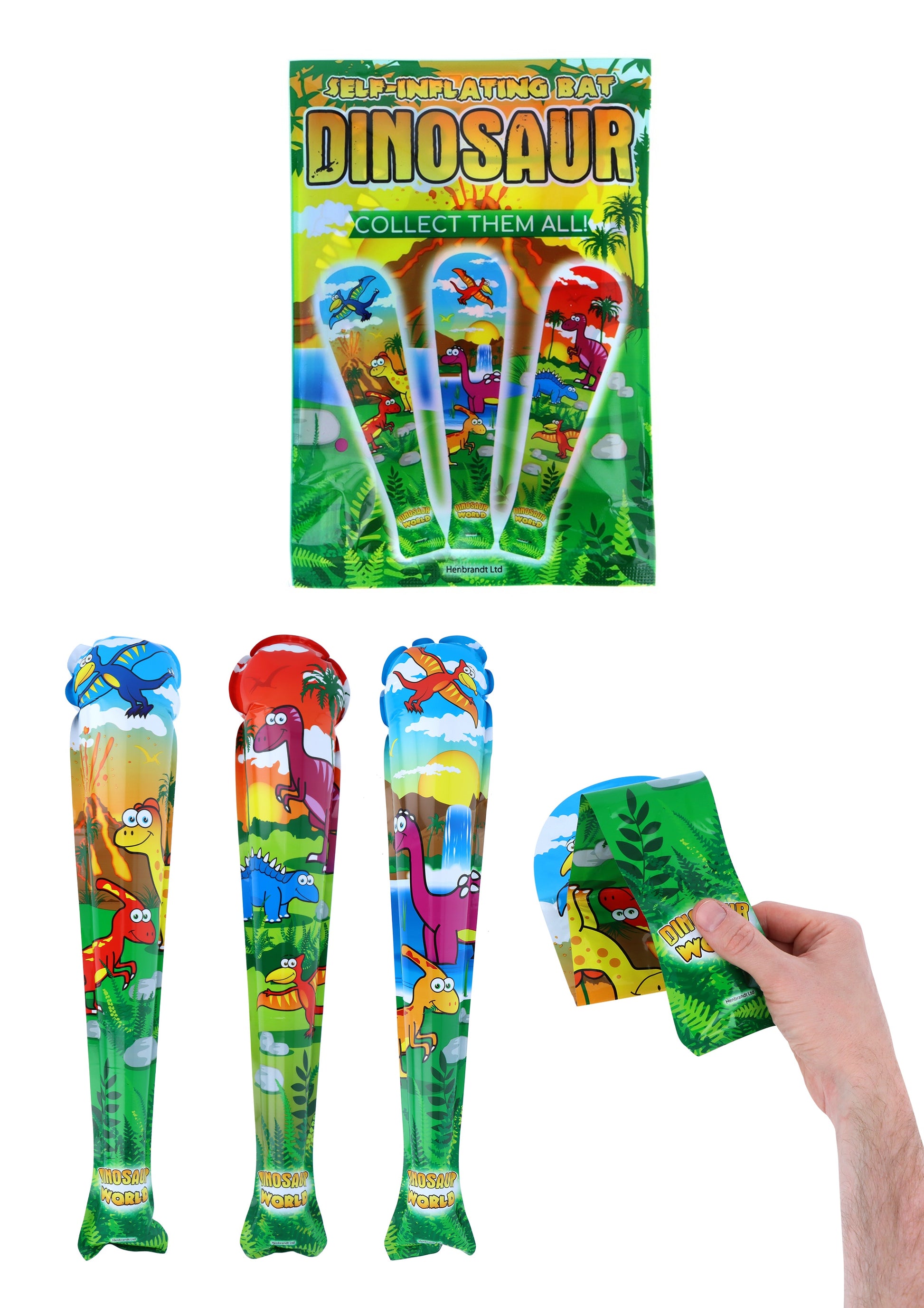 Self Inflating Dinosaur Baseball Bat - Anilas UK