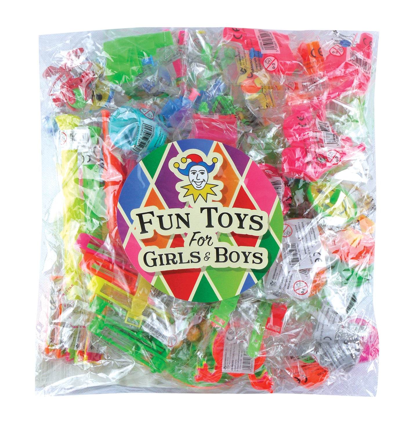 Pack of 100 Pieces Assorted Party Bag Toy Bags - Anilas UK