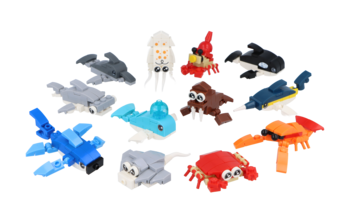 Sea Animals Brick Kits - Anilas UK
