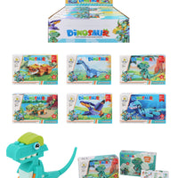 Dinosaur Building Block Brick Kit 6-in-1 - Anilas UK