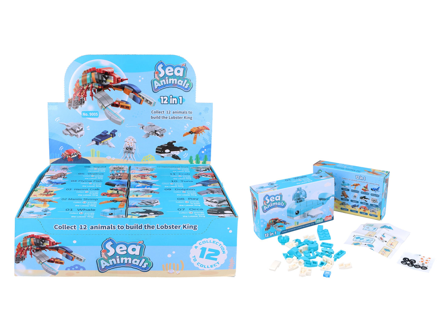 Sea Animals Brick Kits - Anilas UK