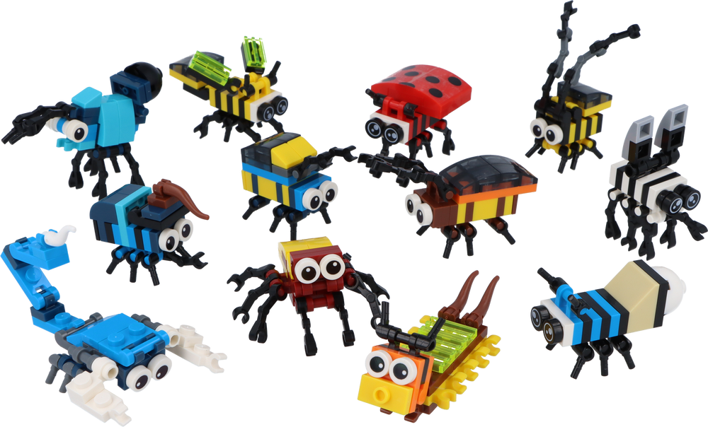 World of Insects Building Blocks Brick Kit - Anilas UK