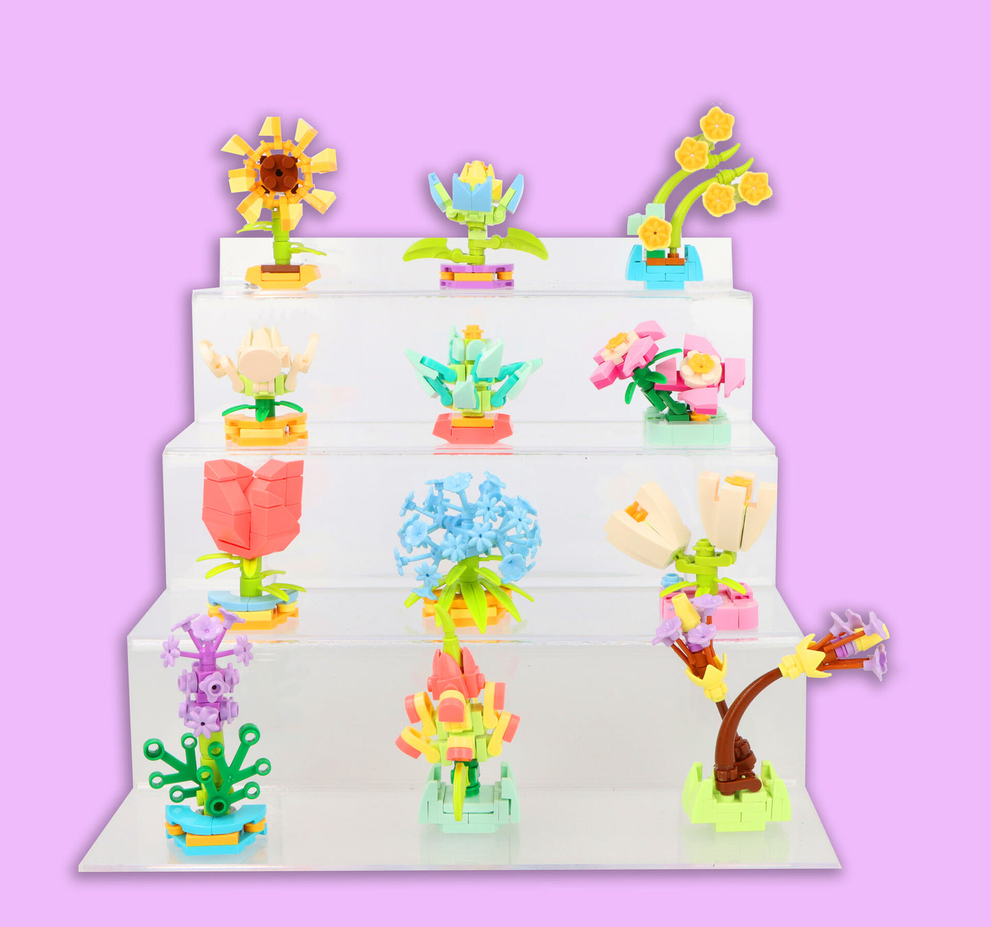 Romantic Flowers Block Kits - Anilas UK