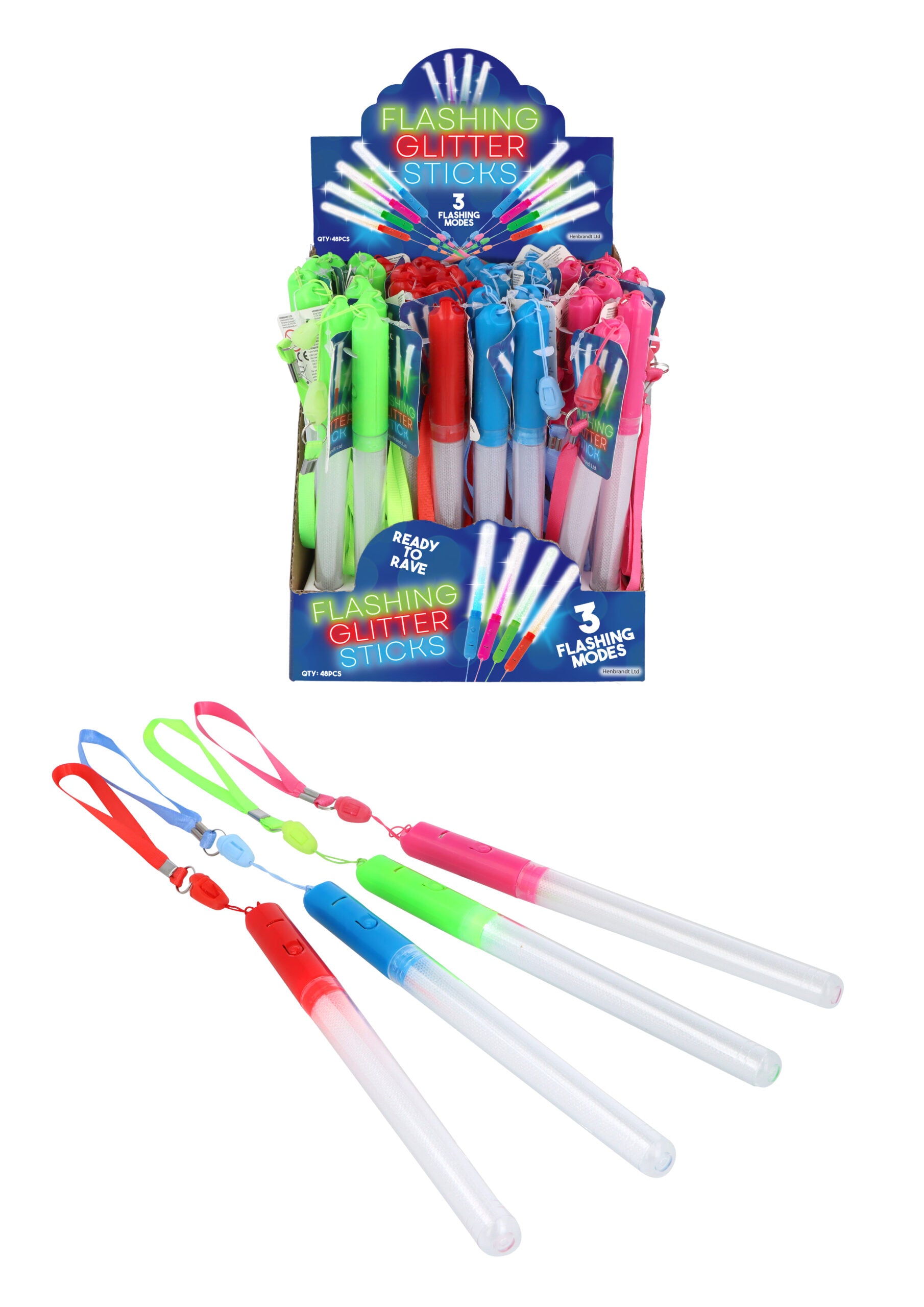 Light Up Flashing Glow Stick - Anilas UK