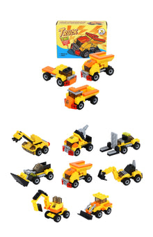 3 in 1 - Digger Truck Building Block Brick Kit - Anilas UK