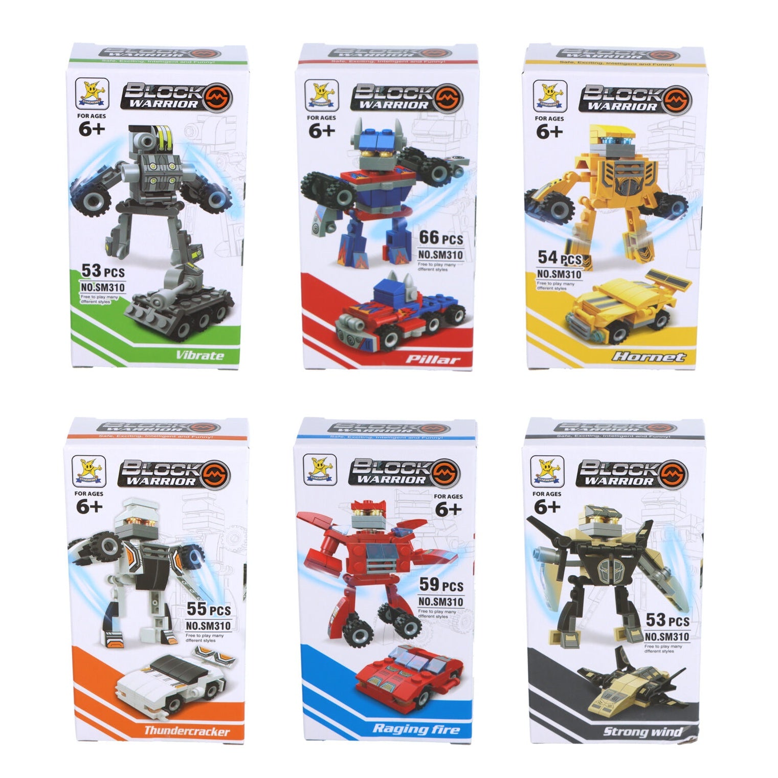 2 in 1 Robot Warrior Building Block Brick Kit - Anilas UK