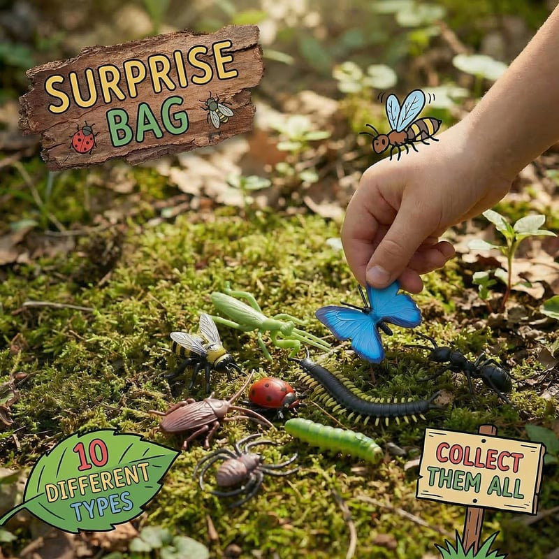Insects Mystery Bag Toy Surprise