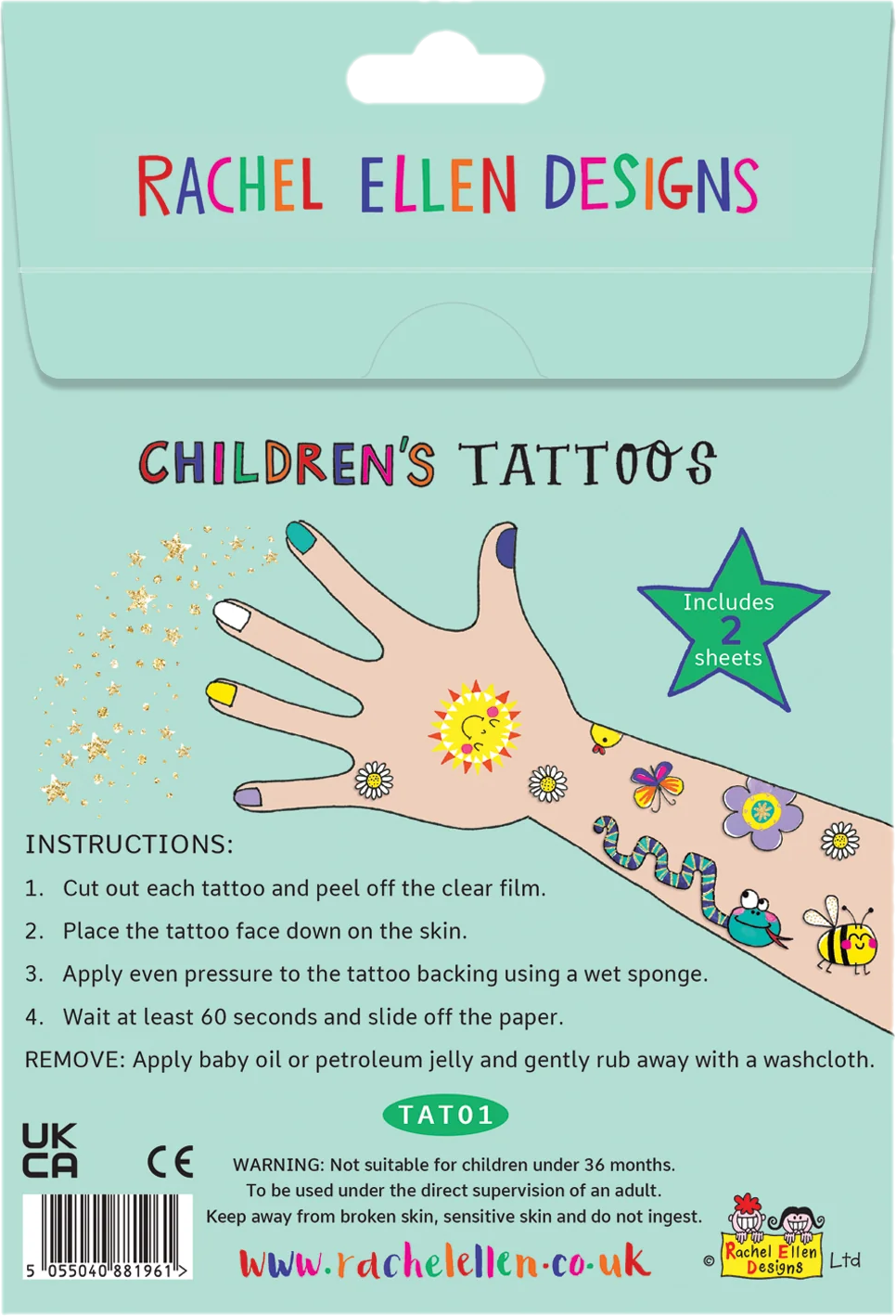 Love Our Planet Tattoos by Rachel Ellen Designs - Anilas UK