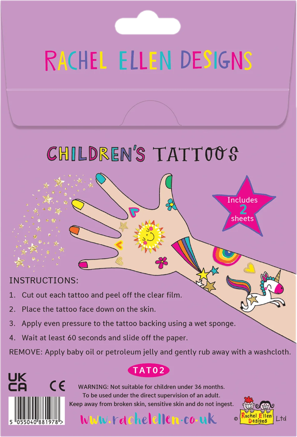 Magical Unicorn Tattoos by Rachel Ellen Designs - Anilas UK
