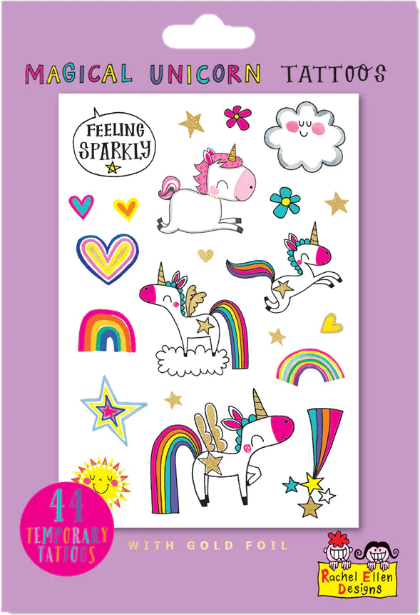 Magical Unicorn Tattoos by Rachel Ellen Designs - Anilas UK