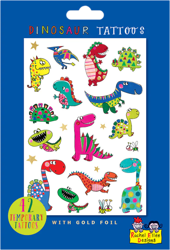 Dinosaur Tattoos by Rachel Ellen Designs - Anilas UK