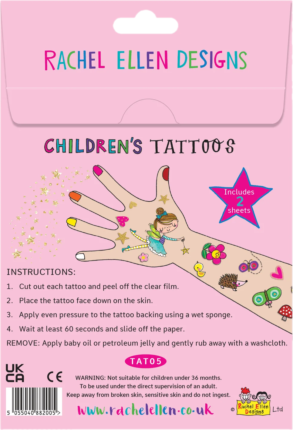 Fairy Friends Tattoos by Rachel Ellen Designs - Anilas UK