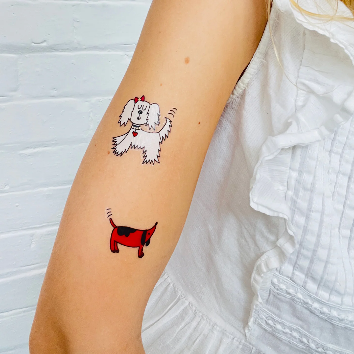 Playful Pups Tattoos by Rachel Ellen Designs