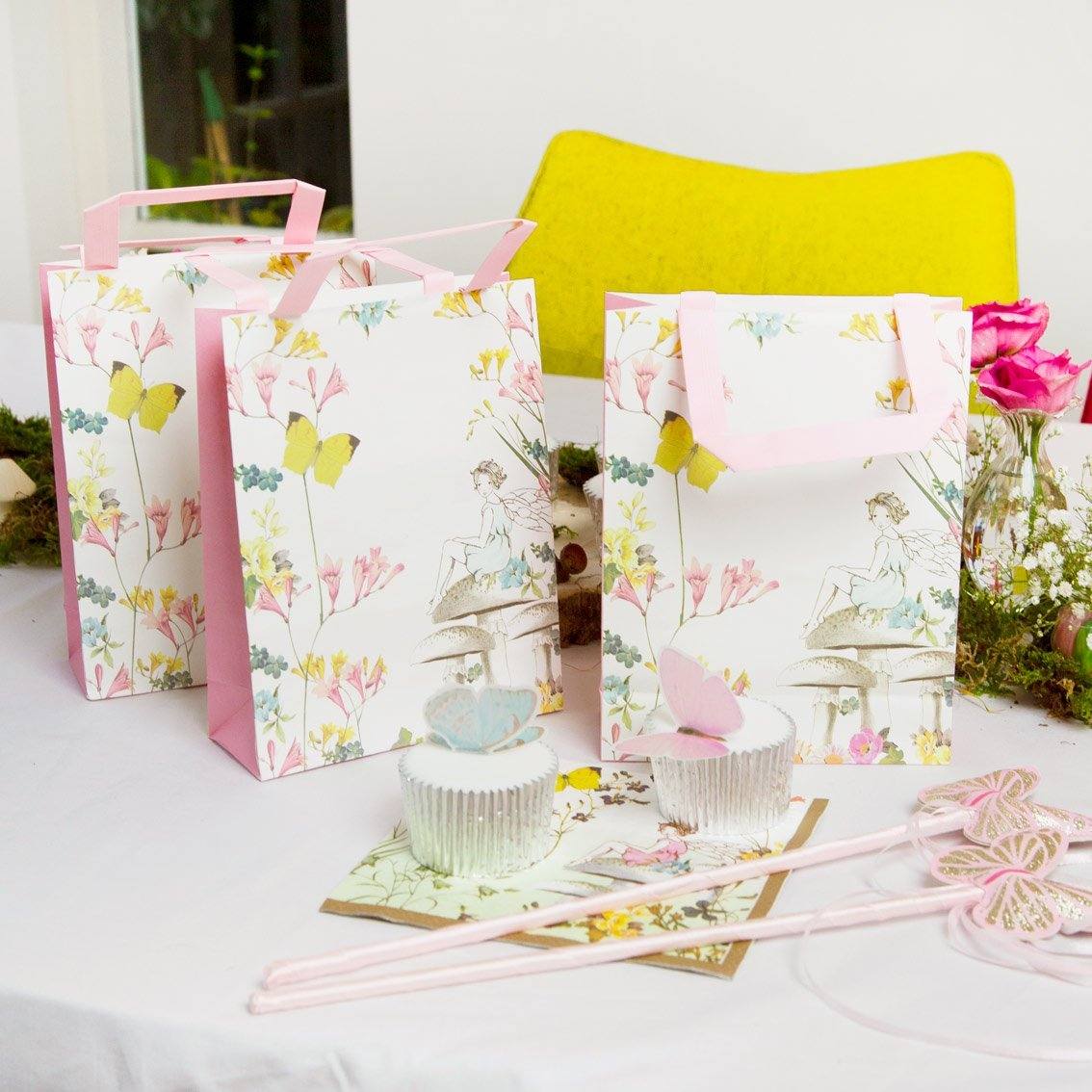 Children's Gold & Pink Fairy Wand & Tiara Set - Anilas UK