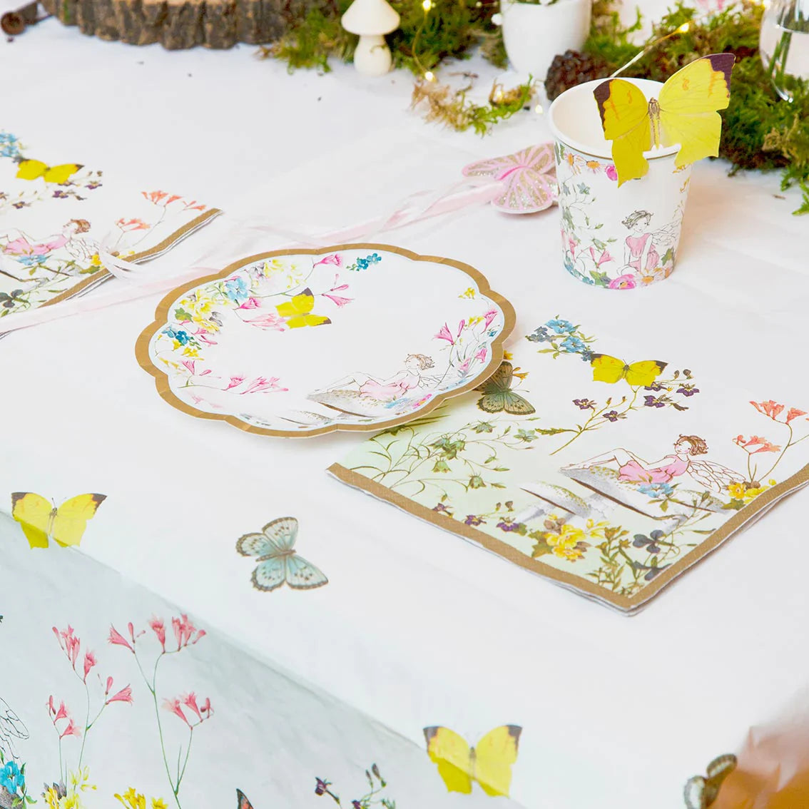 Truly Fairy Paper Party Table Cover - Anilas UK