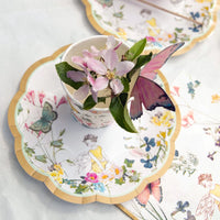 
              Fairy & Butterfly Scalloped Edge Paper Plates - 12 Pack - Anilas UK
            