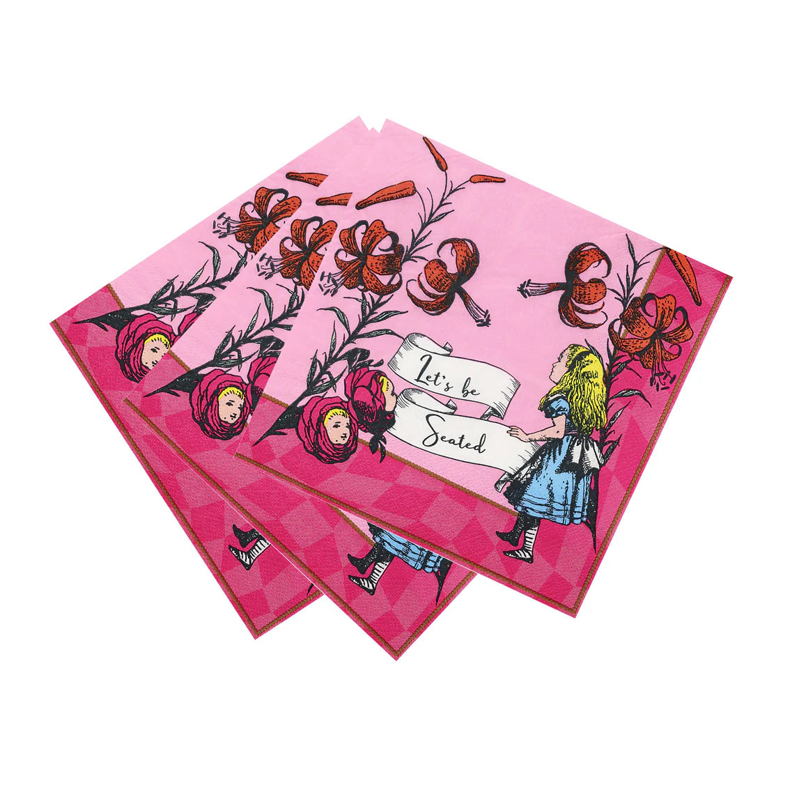 Truly Alice Bright Napkins - 20 Pack - Anilas UK
