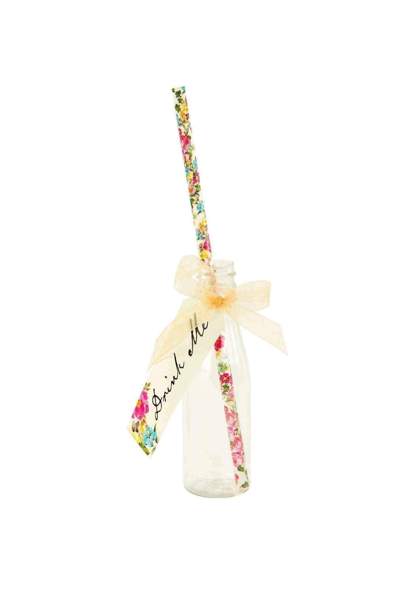 Alice in Wonderland Party Bottles & Straws - 6 Pack - Anilas UK