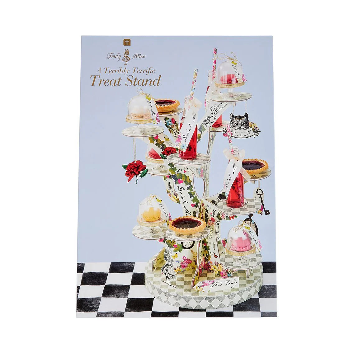 Alice in Wonderland Tree Shaped Cake Stand Party Table Decoration - Anilas UK