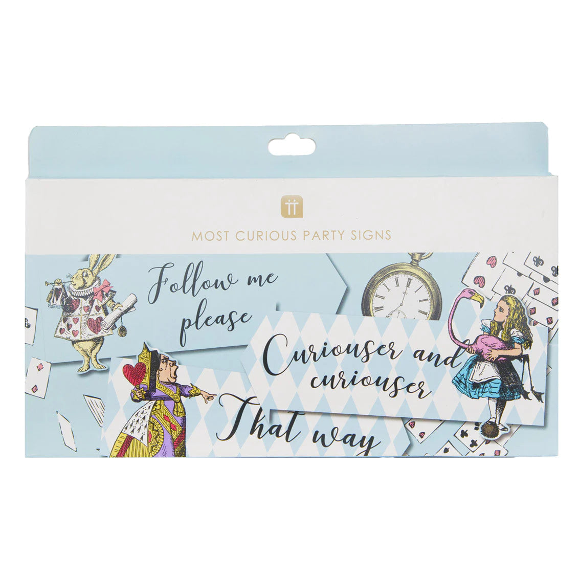 Alice In Wonderland Signs - 12 Pack - Anilas UK