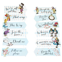 
              Alice In Wonderland Signs - 12 Pack - Anilas UK
            