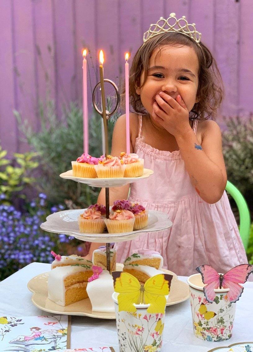 Children's Gold & Pink Fairy Wand & Tiara Set - Anilas UK