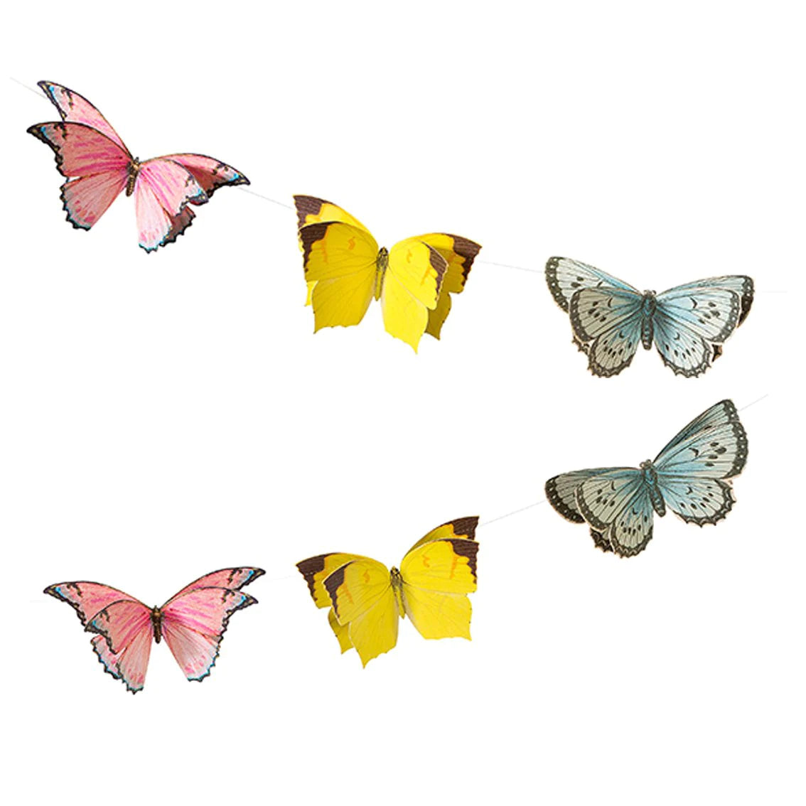 Colourful Butterfly Bunting - 2.5m - Anilas UK