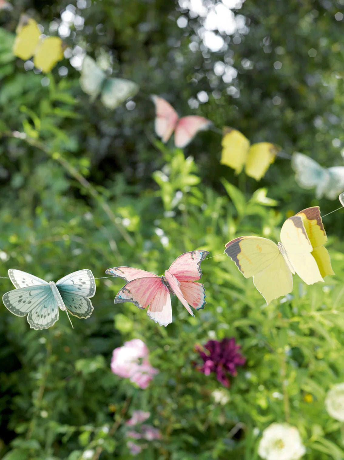 Colourful Butterfly Bunting - 2.5m - Anilas UK