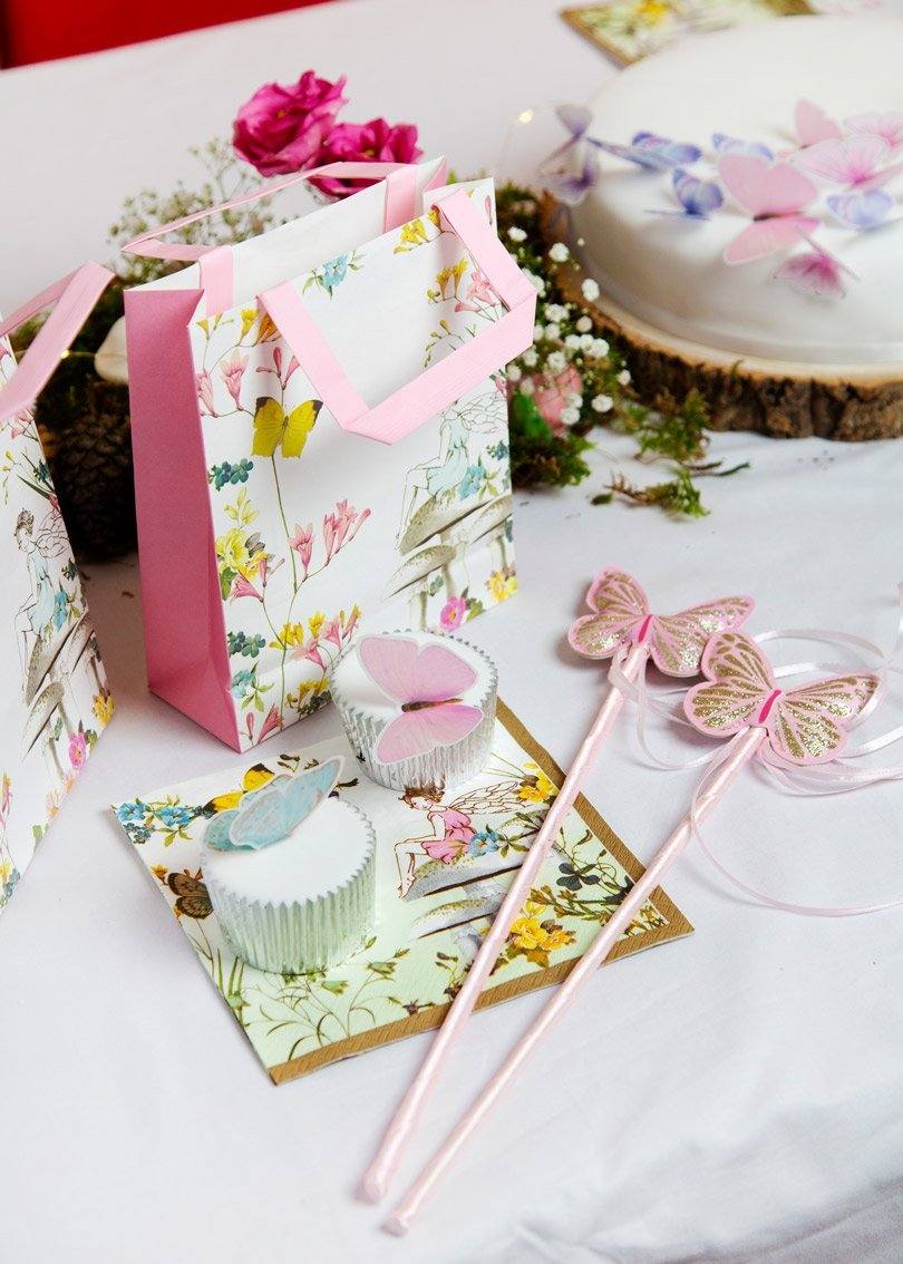 Children's Gold & Pink Fairy Wand & Tiara Set - Anilas UK