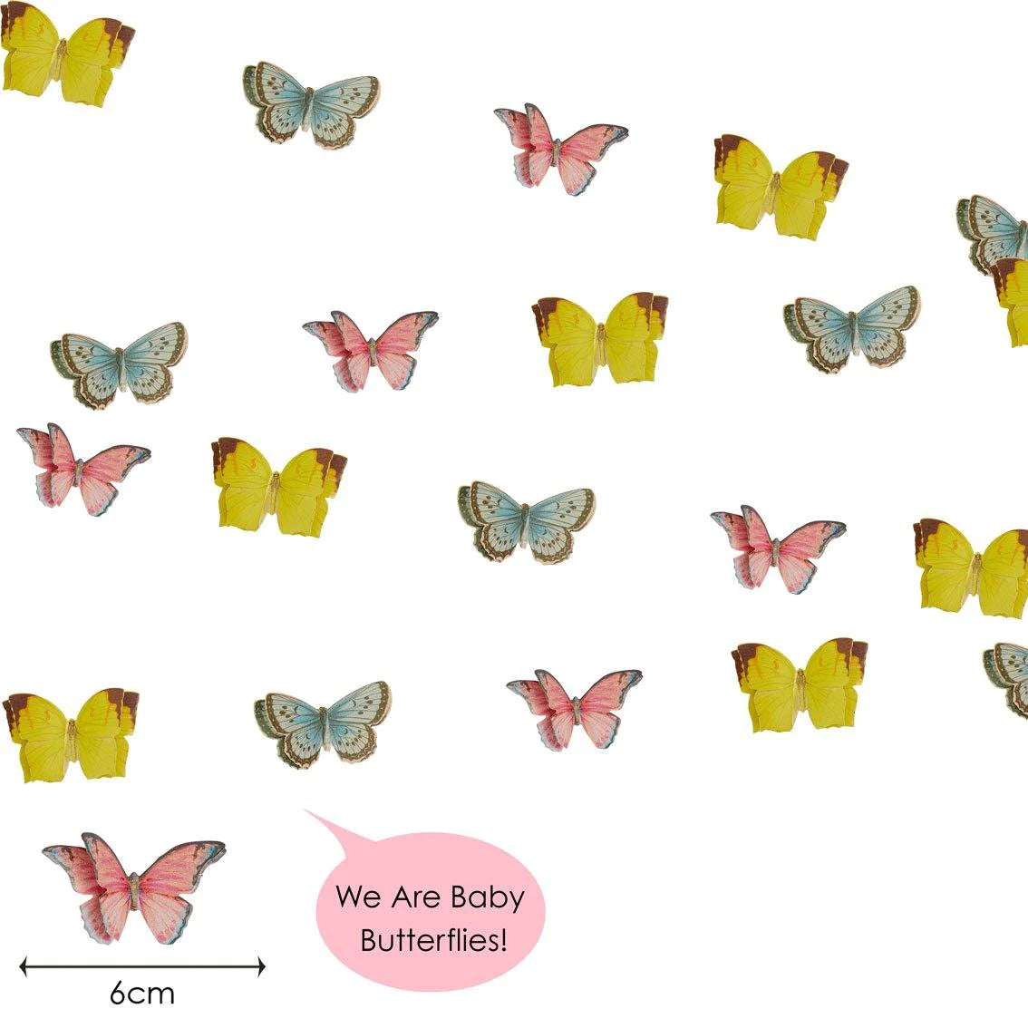 Small Colourful Butterfly Bunting - 5m - Anilas UK