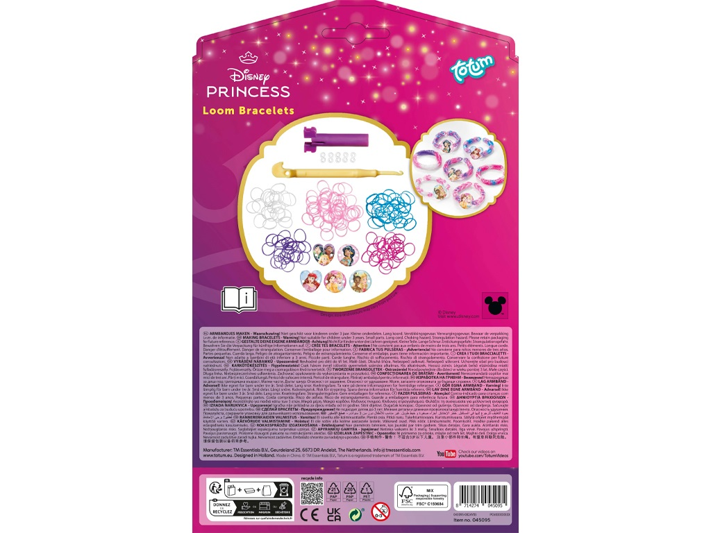 Disney Princess Loom Bracelets - Anilas UK