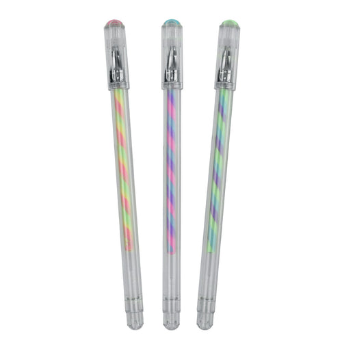 Set of 3 Multicoloured Gel Pens - Twist - Anilas UK