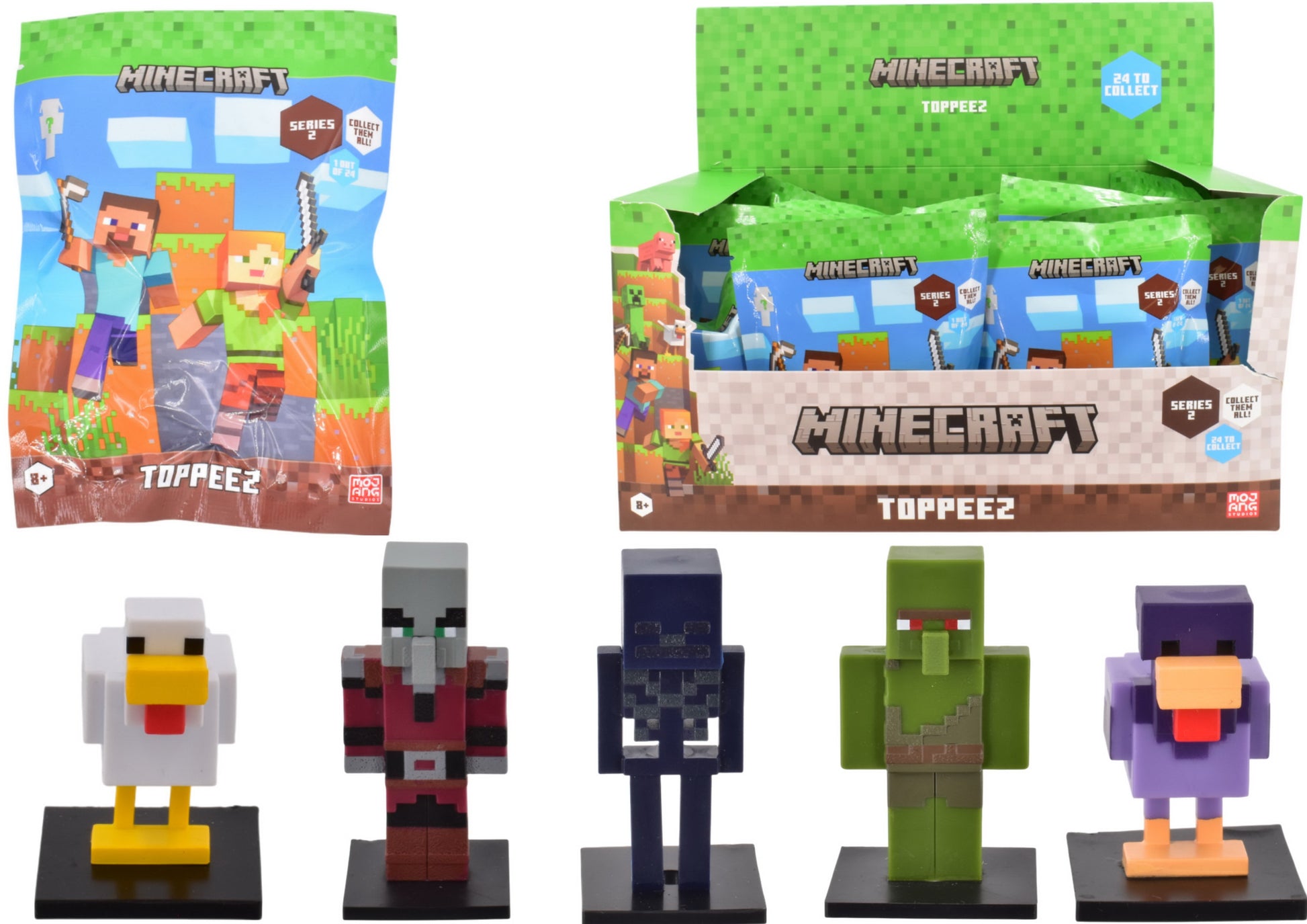 Minecraft 3D Toppeez Collectible Toy Figure - Anilas UK
