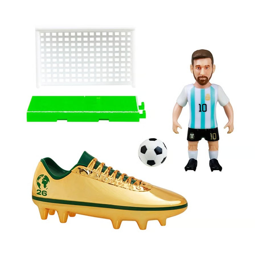Supergoal Mundial Surprise Reveal Collectable Mini Football Figure Shoe Capsule