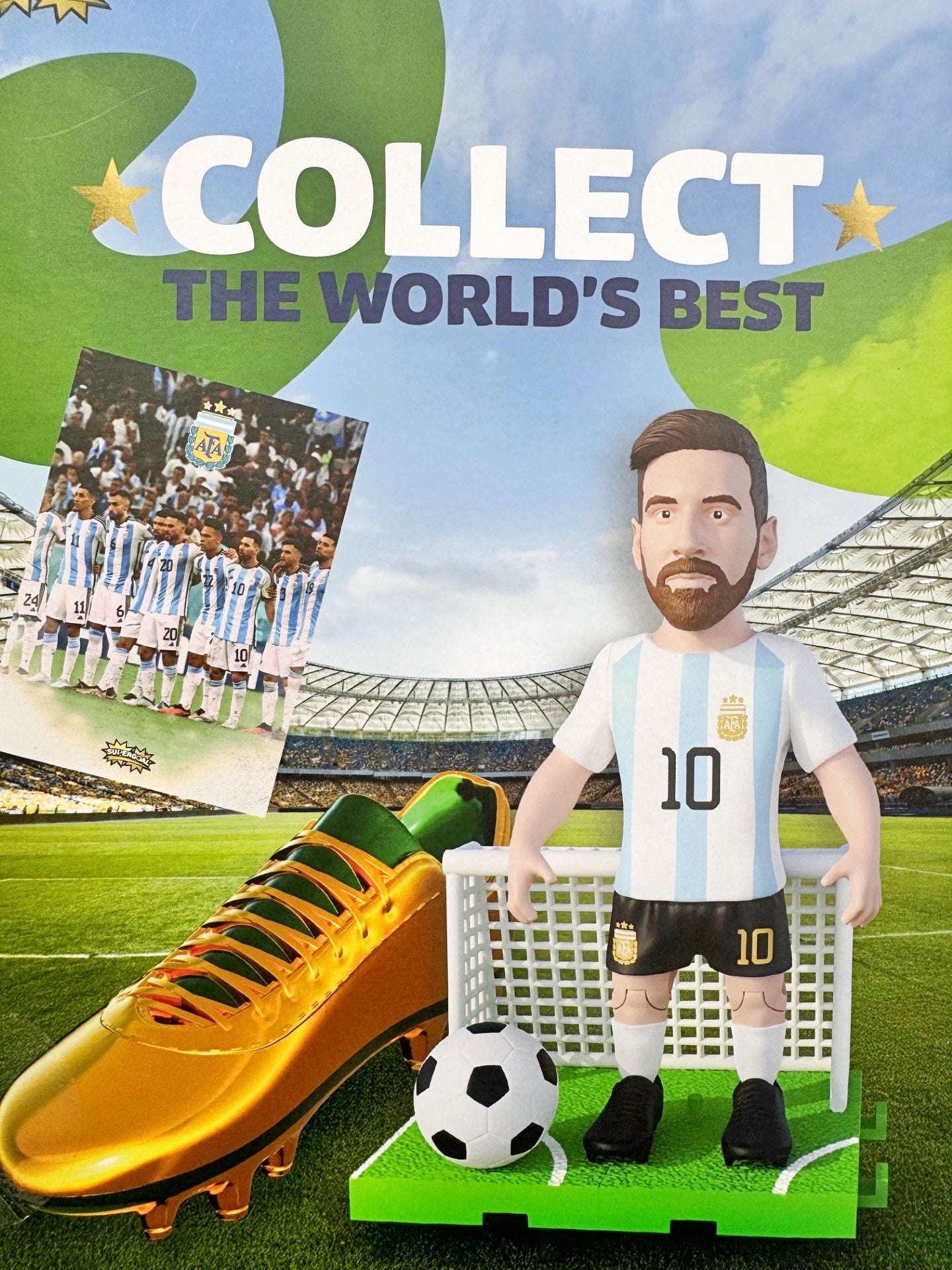 Supergoal Mundial Surprise Reveal Collectable Mini Football Figure Shoe Capsule
