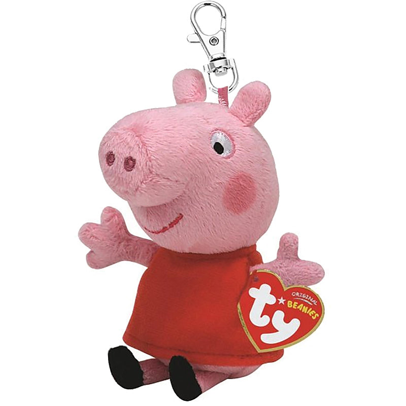 TY Beanie Babies Key Clips Peppa Pig