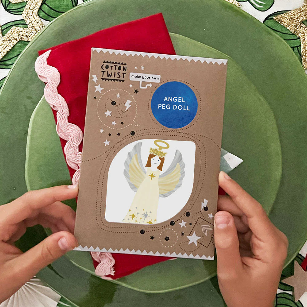 Make Your Own Christmas Angel Peg Doll - Anilas UK