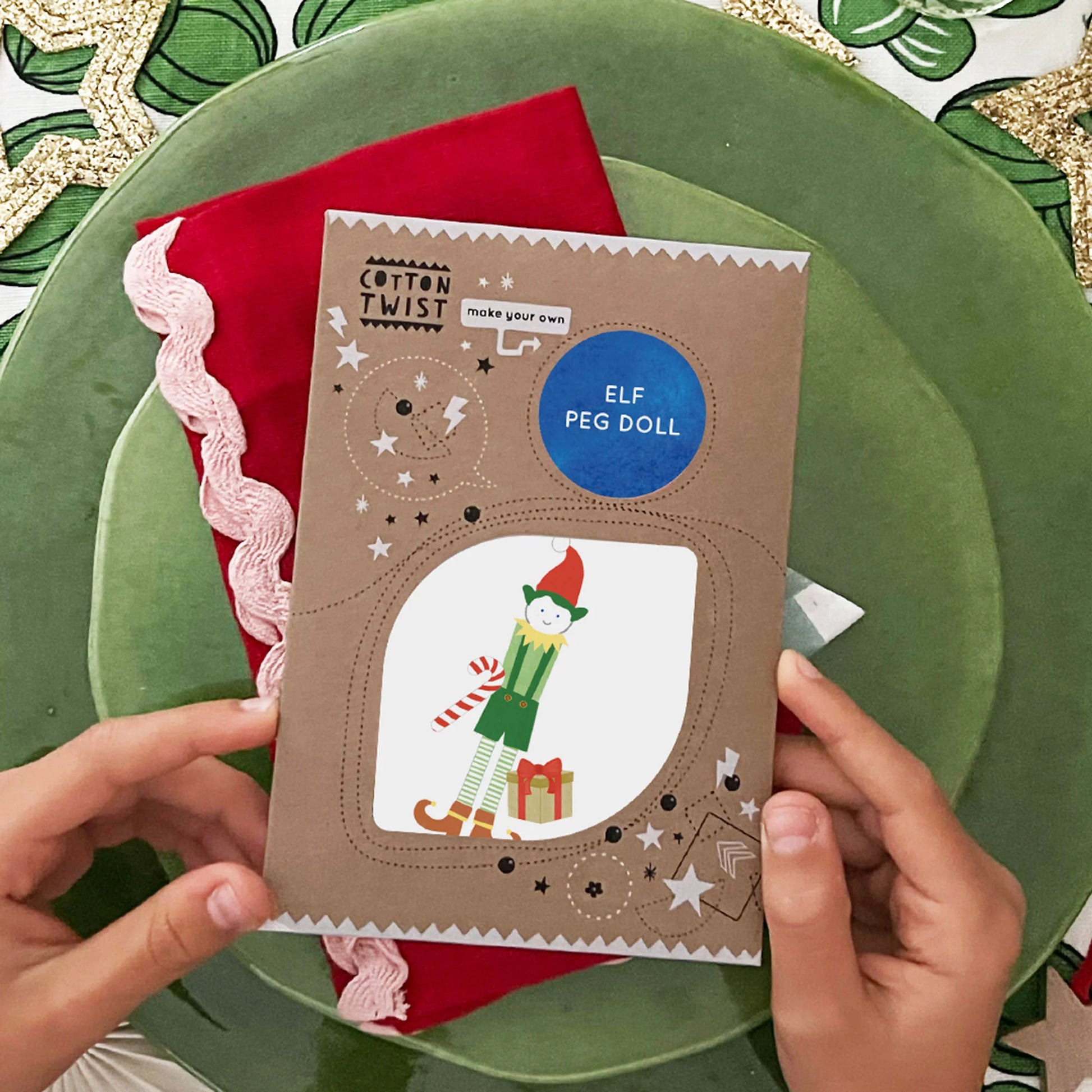 Make Your Own Elf Peg Doll - Anilas UK