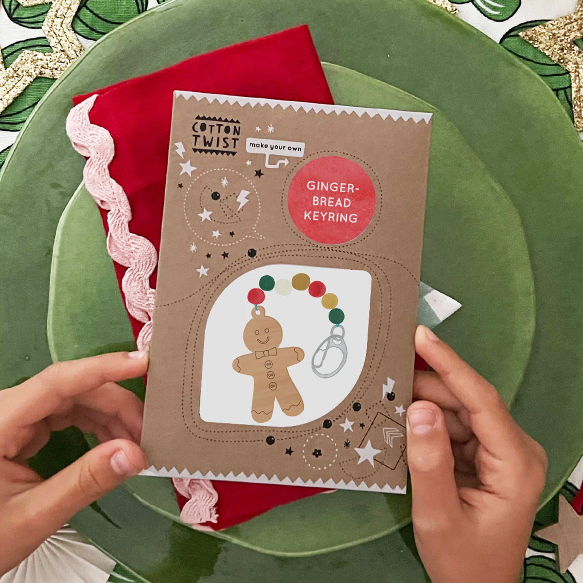 Make Your Own Gingerbread Man Keyring - Anilas UK