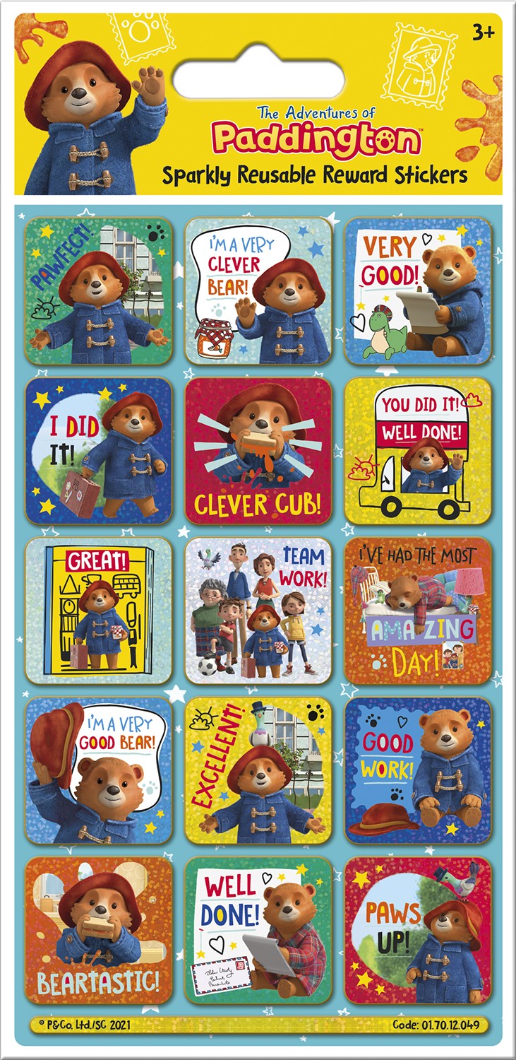 Paddington Reward Stickers - Anilas UK