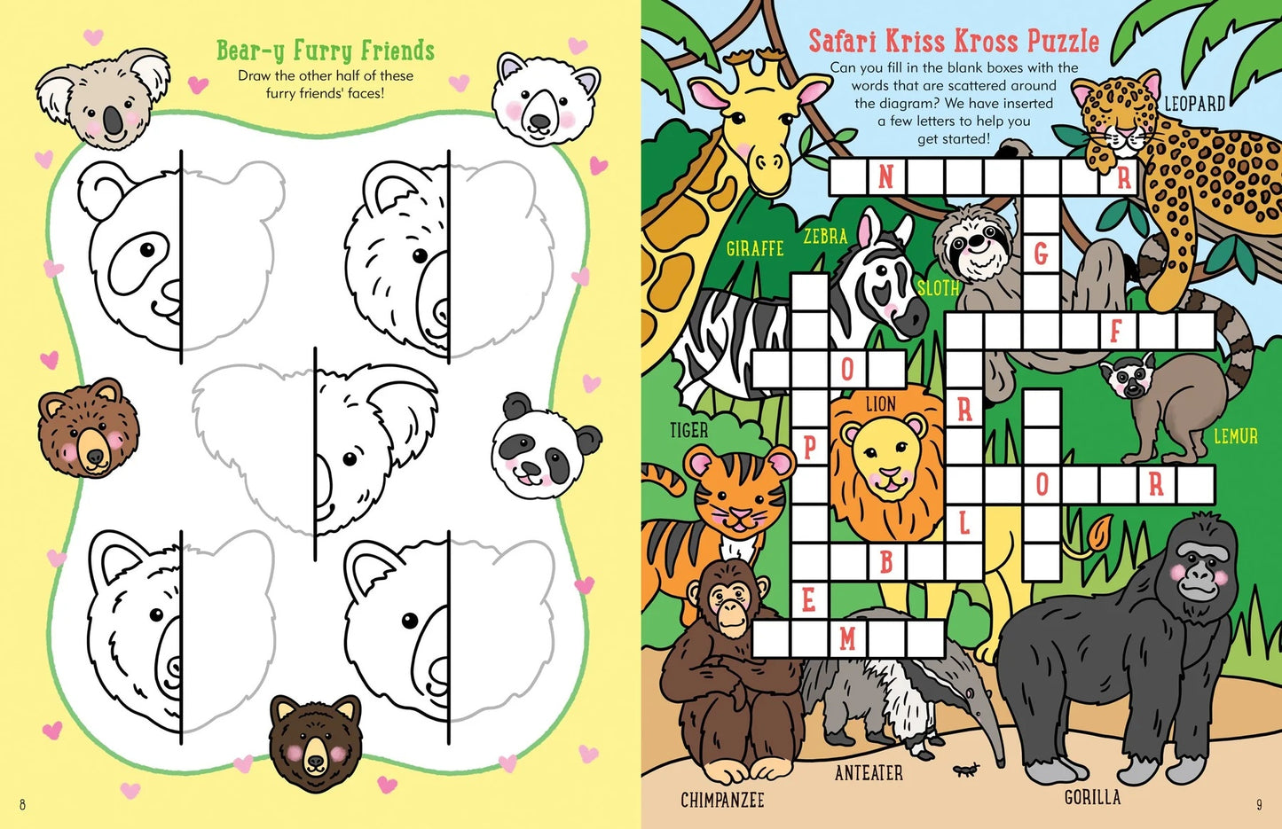 The Furry Friends Activity Book - Anilas UK
