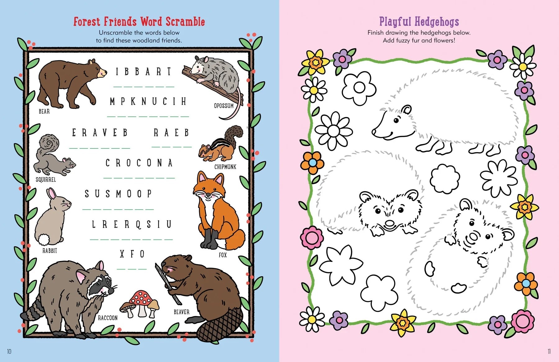 The Furry Friends Activity Book - Anilas UK