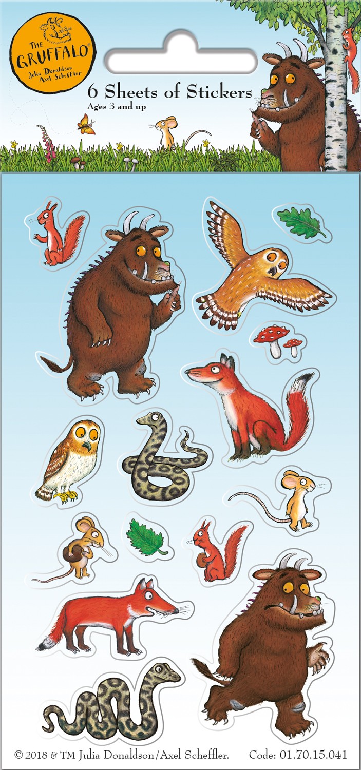 The Gruffalo Party Sticker Pack - Anilas UK
