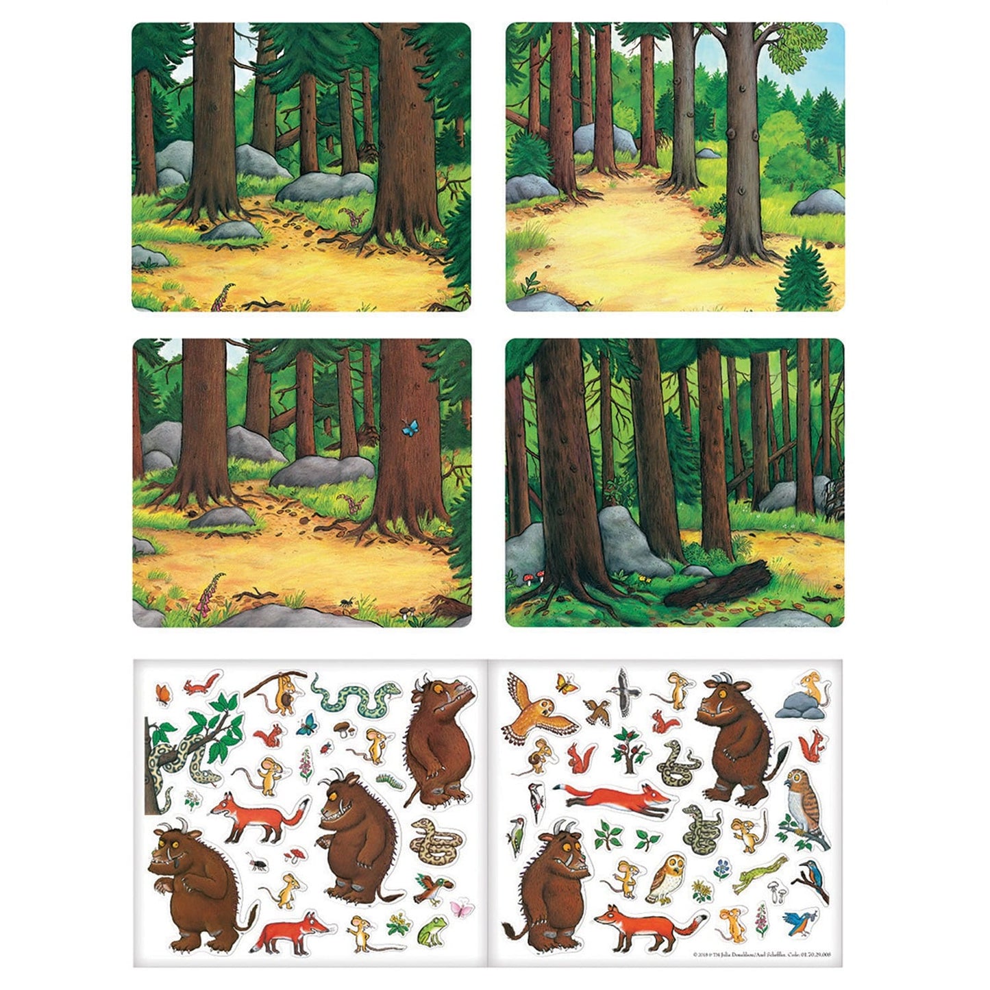 The Gruffalo Sticker Scene Activity Set - Anilas UK