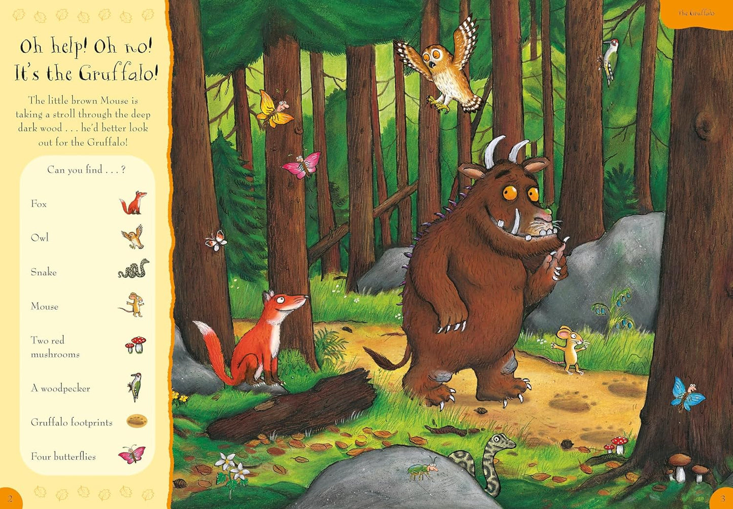 The Gruffalo and Friends Search and Find Book - Anilas UK