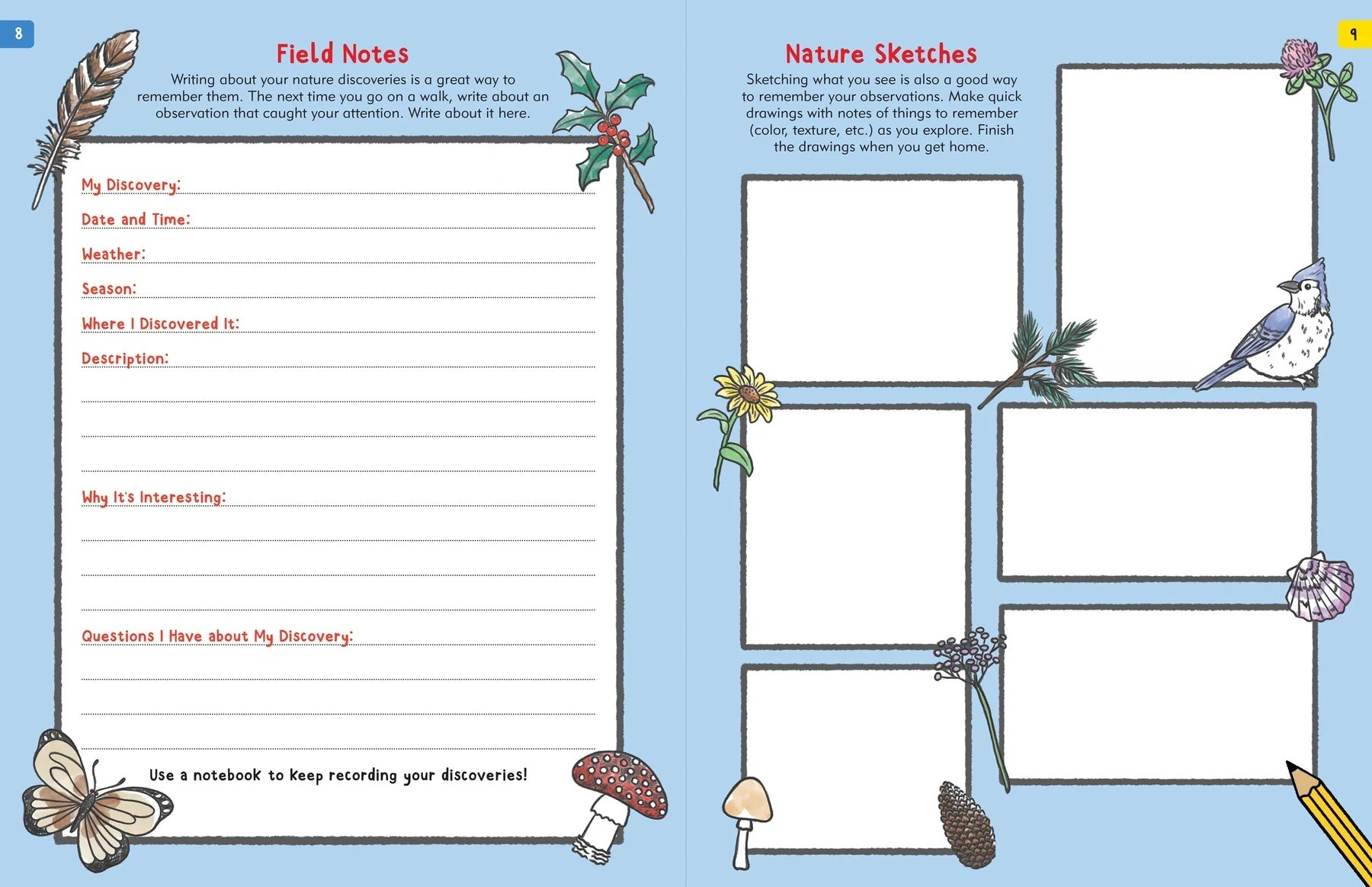 The Nature Explorer's Activity Book - Anilas UK