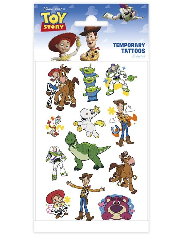 Toy Story Children's Temporary Tattoos 100 x 200mm - Anilas UK