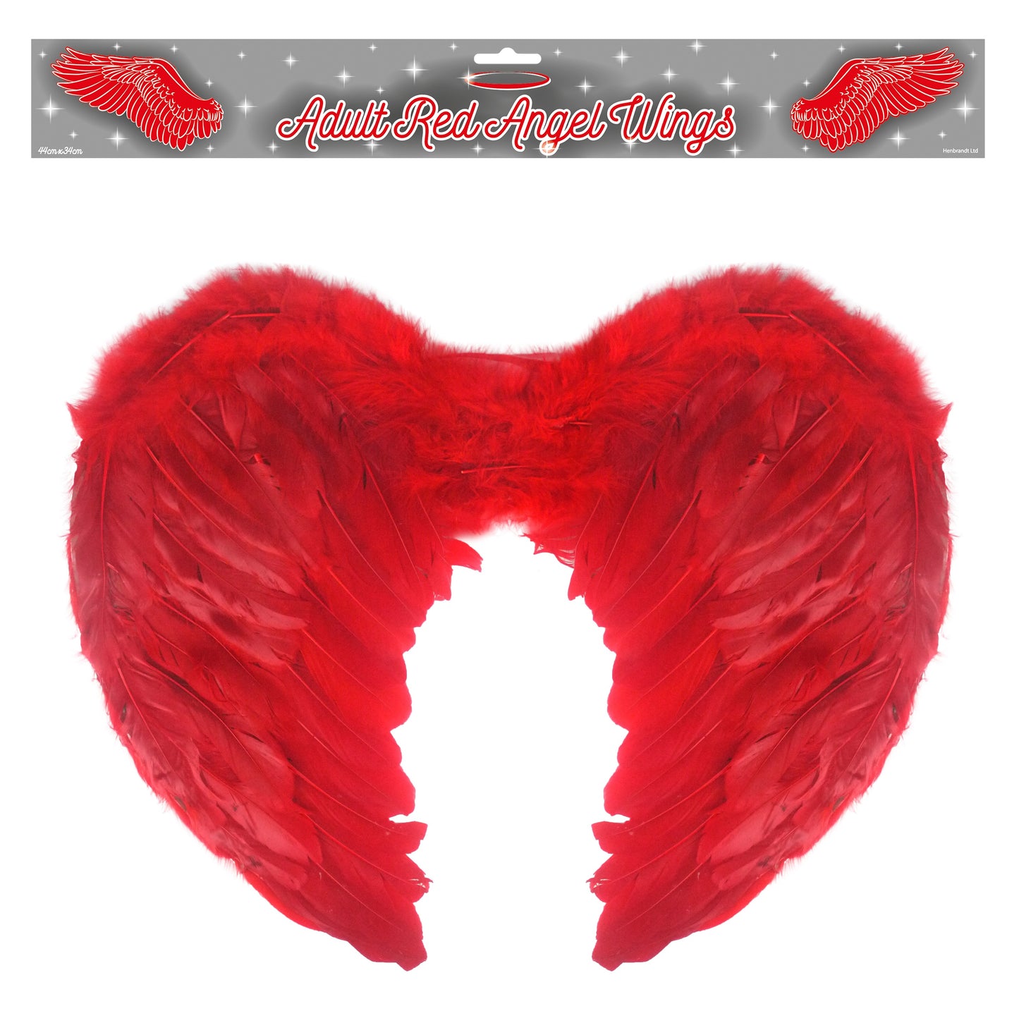 Red Angel Feather Wings - Anilas UK